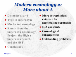 A brief history of cosmology