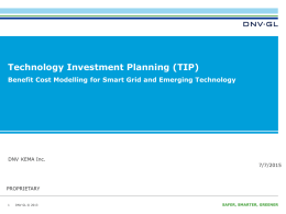 Technology Investment Planning (TIP)