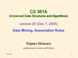 CS 361A (Advanced Algorithms)