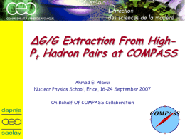 ΔG/G From High Pt pair production at Q2>1GeV2 at COMPASS