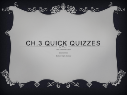Ch.3 Quick Quizzes