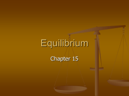 Equilibrium - Warren County Public Schools