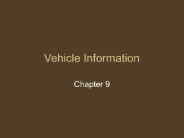 Vehicle Information - Hopewell Valley Regional School District