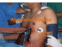 Abdominal trauma - Oman Medical Specialty Board
