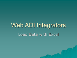 webADI Integrators - Darryl Carson . com