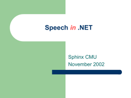 Speech .NET - brains-N