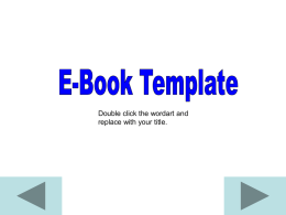 E-Book Template - Old Dominion University