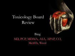 Toxicology Board Review