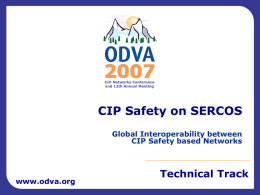 CIP Safety on SERCOS