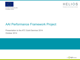 AAI Performance Framework Project