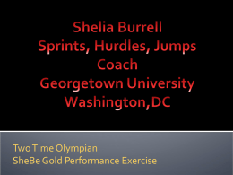 Shelia Burrell 2 x Olympian