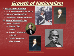 Growth of Nationalism - Barrington 220 School District