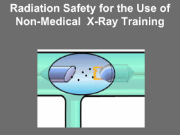 X-Ray Safety Training - ESD