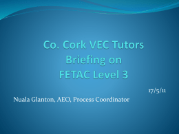 Co. Cork VEC Programme Approval Committee