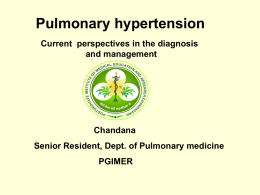 - Department of Pulmonary Medicine