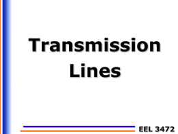 1. Transmission Lines - University of Florida