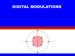 DIGITAL MODULATIONS (Chapter 8)