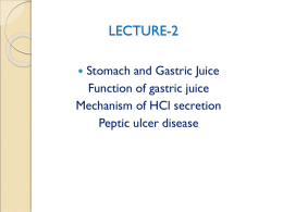 OVERVIEW OF GASTRO