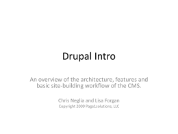 Drupal-Intro