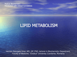 LIPIDS - Biochemistry Notes