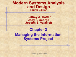 Modern Systems Analysis and Design Ch3