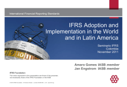 IFRS Adoption and Implementation