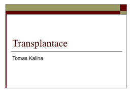 Ch. 18 Transplantation