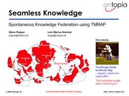 Seamless Knowledge: Spontaneous Knowledge Federation using