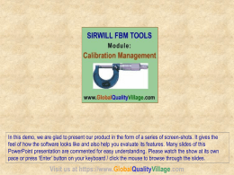 FBM Tools - CM Screenshot Demo