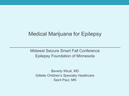Advances in epilepsy - Epilepsy Foundation of Minnesota
