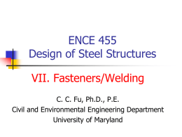 Steel Design BCN 3431 - Department of Civil