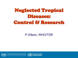 Neglected Tropical Diseases: an Overview
