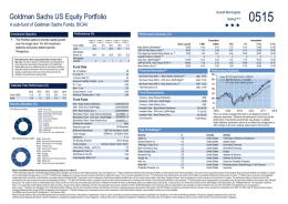 Diapositive 1 - Goldman Sachs
