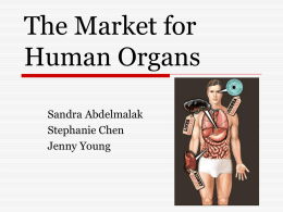 The Market for Human Organs