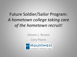 Future Soldier/Sailor Program - CAEL