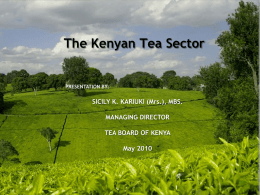 The tea board of Kenya - Welcome to RICH.CO.KE