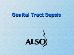 Genital Tract Sepsis - African ALSO Network