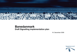 DK implementation plan forslag