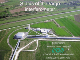 Commissioning status of the Virgo interferometer