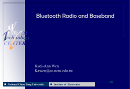 Bluetooth Architecture