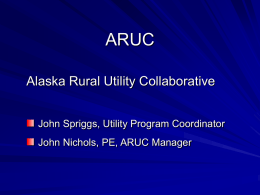 RUC 2 - Alaska Native Tribal Health Consortium | ANTHC