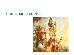 The Bhagavadgita - Queen's University