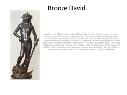 Bronze David - WordPress.com