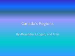 Canada’s Regions