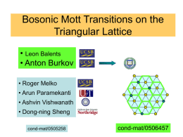 Bosonic Mott Transitions on the Triangular Lattice
