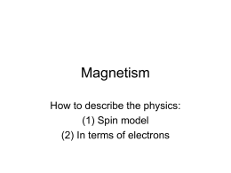 Magnetism - University of Delaware