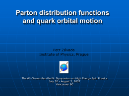 Spin of the proton and orbital motion of quarks