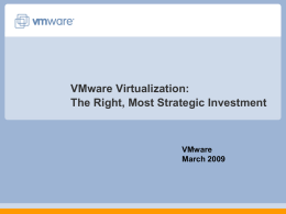 The Virtualization Market: Today and Tomorrow