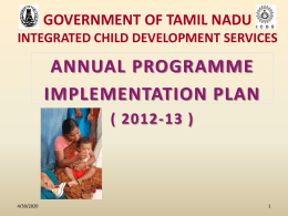 ICDS - Ministry of Women and Child Development