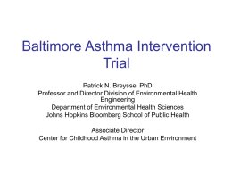 Baltimore Asthma Intervention Trial